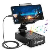 Joymate Gifts for Men Women, Phone Stand with Bluetooth Speaker and Charging Function 360Â° Rotable Angle Adjustable Cell Phone Holder with HD Stereo Sound Fits All Phones,Tablet (Black)