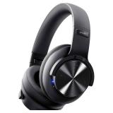 Picun B8 Bluetooth Headphones, 120H Playtime Headphone Wireless Bluetooth with 3 EQ Modes, Low Latency, Hands-Free Calls, Over Ear Headphones for Travel Home Office Cellphone PC Black
