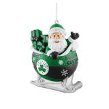 FOCO - NBA 4\" Basketball Sleigh Resin Xmas Christmas Holiday Tree Hanging Ornament