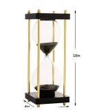 Large Sand Timer, Hourglass Timer 60 Minutes,Vintage Wooden Hour Glass Timer,Modern Home Kitchen Office Decoration (Goldenrod Black)