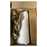 PRONOUS 2 Pack Pink Chair Cushions with Ties Removable Covers, D-Shape Dining Kitchen Chair Seat Pads Non Slip 17\"x16\"