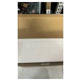 Peninpha 7PCS Christmas Village Sets - 3 LED Lighted Ceramic White Houses with 4 Decorative Christmas Trees Remote Control Led Candles for Xmas Home Tabletop Mantel Shelf Decor