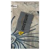 Tritard Coastal Area Rugs Nautical Beach Themed Non-Slip Machine Washable Rugs Modern Floor Carpet for Living Room Bedroom, 4x6, Navy