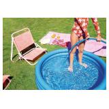 INTEX 59416EP Crystal Blue Inflatable Kiddie Swimming Pool, 45in x 10in