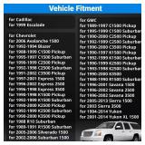 24pcs 15646250 611607 Lug Nuts Plastic Cover Wheel Center Cap for Cadillac Escalade, for Chevrolet Avalanche 1500 for C1500 C2500 C3500 Tahoe, for GMC K1500 K2500 K3500 for Savana 1500 2500 3500 Yukon