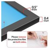 LaVie Home 8x12 Picture Frame for Wall Display, 8x12 Black Picture Frame with HD Plexiglas, 8 x 12 Frame 1 Pack, Display Frame for Vertical or Horizontal, Classic Collection