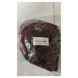 H.VERSAILTEX Armless Accent Chair Covers Thick Velvet Armless Chair Slipcovers High Stretch Chair Covers for Living Room Hotel Machine Washable Furniture Protector with Elastic Bottom, Burgundy