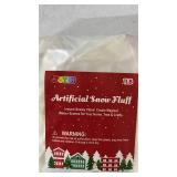 JOYIN 1 LB Fake Snow Cotton Christmas Decorations, Soft Snow Blanket for Christmas Village Accessories Indoor Winter Artificial White Clouds Craft Indoor Home Decor Tree Snowman Scene Display