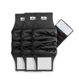 Pet ParentsÂ® Washable Belly Bands for Male Dogs (3pack) + ExtendrsÂ® of Durable Dog Diapers Male, Premium Male Dog Diapers & Dog Wraps (Large, Black)