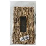 Sumnacon Tissue Box Cover Water Hyacinth Tissue Box Rectangular Tissue Holder Woven Tissue Cover Wicker Tissue Box Holder for Bathroom Toilet Table Desk Home Office Car