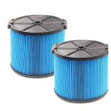 2 Pack VF3500 Replacement Filter for Ridgid Shop Vacuum 3-4.5 Gallon Wet Dry Vacuums, 3-Layer Filters for Ridgid WD4050, WD3050, WD4080, WD4522, 4000RV, 4500RV