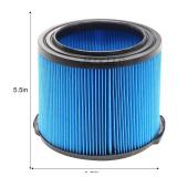 2 Pack VF3500 Replacement Filter for Ridgid Shop Vacuum 3-4.5 Gallon Wet Dry Vacuums, 3-Layer Filters for Ridgid WD4050, WD3050, WD4080, WD4522, 4000RV, 4500RV