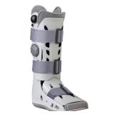 DonJoy Aircast AirSelect Elite Universal Fit Walker Brace and Walking Boot with Overlapping Duplex Air Cells Lining (Small, Gray)