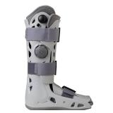 DonJoy Aircast AirSelect Elite Universal Fit Walker Brace and Walking Boot with Overlapping Duplex Air Cells Lining (Small, Gray)