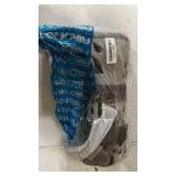 DonJoy Aircast AirSelect Elite Universal Fit Walker Brace and Walking Boot with Overlapping Duplex Air Cells Lining (Small, Gray)