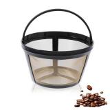 JJUNW 2Pack Reusable 8-12 Cup Basket Coffee Filter Replaces your Paper Coffee Filters, BPA Free
