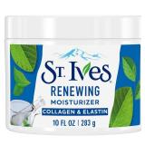 St. Ives Face Moisturizer Cream, Collagen and Elastin, Renewing Facial Moisturizer for Women, Paraben Free, Dermatologist Tested Daily Moisturizing for Dry Skin Cruelty Free, 10 oz