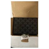 Bits and Pieces 10 Step Secret Puzzle Box Japanese Crane Puzzle Gift Box for Trinkets Money Gifts Jewelry, Full Moon and Lotus Flowers Artwork, Black and Grey Brainteaser, 3.25 x 6.25 x 2 Inches