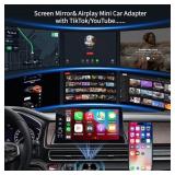 Wireless CarPlay Adapter for Apple iPhone - 3 in 1 Airplay Mirror Link Adapter Multi-User Seamless Connection Converts Wired to Wireless CarPlay Adapter - No Latency from iOS 10+ to Screen w/USB-C