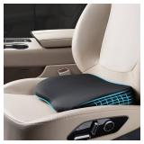 Sothuba Car Seat Cushion for Driving,Car Booster Seat Cushion for Short Drivers,Portable Driver Seat Cushion to Raise Height 3.5 in,Office Chair Back Support Pillow for Lower Back Pain Relief