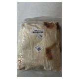 SeaRoomy Burritos Tortilla Blanket, Realistic Food Wrap Blanket Double Sided, Novelty Funny Tortilla Round Soft Blankets (Beige, 47 inches)