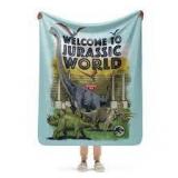 Jurassic World Sherpa Throw 117x152cm