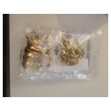 Gold Plated Fashion Hoop Earrings Set