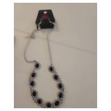 Paparazzi Blue Oval Stone Necklace