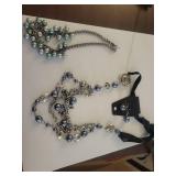 Designer Pearl Chain Necklace Set