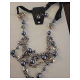 Designer Pearl Chain Necklace Set