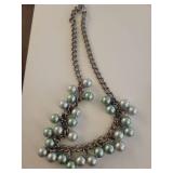Designer Pearl Chain Necklace Set