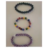 Handcrafted Stone Bead Bracelet Collection