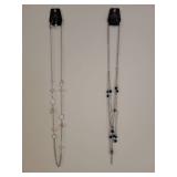 Paparazzi Long Chain Pearl Drop Earrings Set