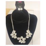 Paparazzi Crystal Statement Necklace Set