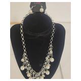 Paparazzi Pearl Drop Chain Necklace Set