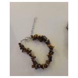 Natural Stone Chip Bracelet Set