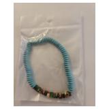 Turquoise and Rainbow Stone Beaded Necklace
