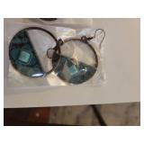 Southwestern Style Turquoise Stone Earring Collection