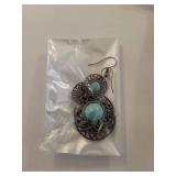 Southwestern Style Turquoise Stone Earring Collection