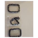 Magnetic Hematite Therapy Bracelets Set of 3