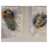 Iridescent Rainbow Bead Bracelet