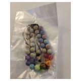 Iridescent Rainbow Bead Bracelet