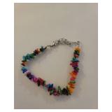 Handcrafted Crystal Chip Bracelets Set