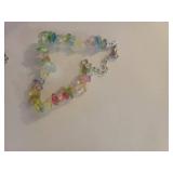 Handcrafted Crystal Chip Bracelets Set