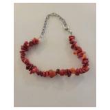 Natural Stone Chip Bracelet Set