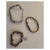Natural Stone and Shell Bracelet Collection