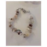 Natural Stone Chip Bracelet Set