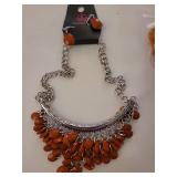 Paparazzi Jewelry Set - Brown and Turquoise Collection