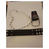 Paparazzi Jewelry Set - Crystal Necklace and Silver Bracelet