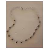 Paparazzi Jewelry Set - Crystal Necklace and Silver Bracelet